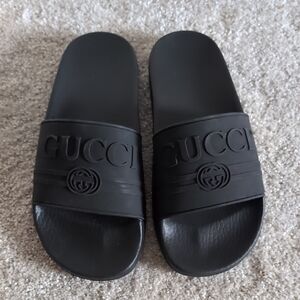 Gucci Ebony Slide Sandals